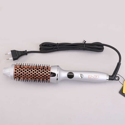 ENZO EN-2230 Rotating Thermal Curling Brush – Fast Heating, Multi-Function Hair Styler for Large Waves