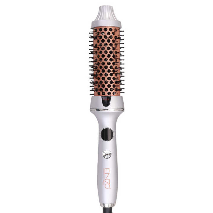 ENZO EN-2230 Rotating Thermal Curling Brush – Fast Heating, Multi-Function Hair Styler for Large Waves