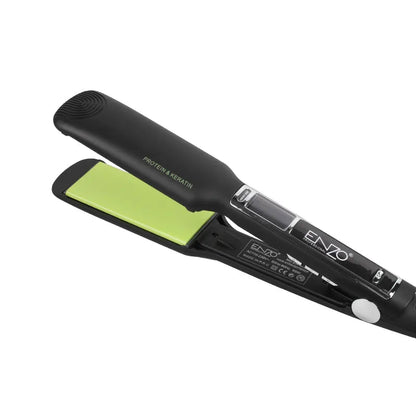 ENZO EN-3822 Professional Keratin Hair Straightener – Titanium Ceramic Plates with Adjustable Temperature and Ionic Technology ENZO Professional