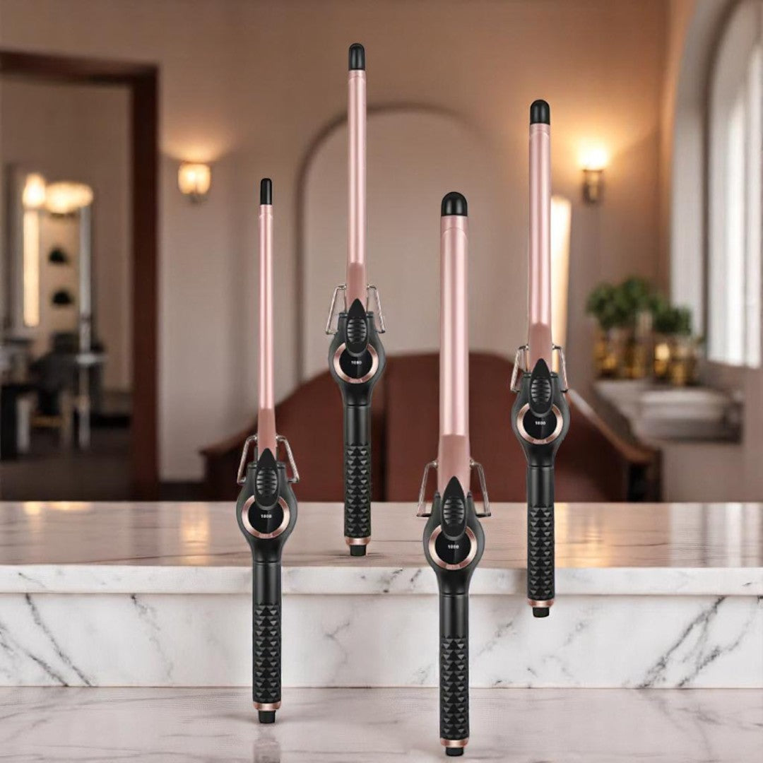 ENZO EN-2222 Professional Hair Curler – Ceramic Titanium Barrel with Adjustable Temperature for Salon-Quality Styling ENZO Professional