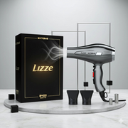 Lizze Extreme Professional Hair Dryer 2400W Powerful AC Motor, Ionic Technology, Fast Drying with Cool Shot Button & Concentrator Nozzle