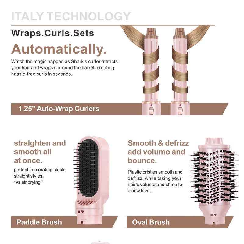 ENZO EN-755P Hair Styler Multi-Function Styling Tool