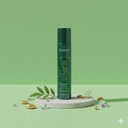 Lessoan Lumière Blonde Hair Treatment – One-Step Formaldehyde-Free Anti-Frizz & Volume Reducer with Buriti & Ojon Oils, NanoColor Technology (For Blonde & Gray Hair)(1000ML)