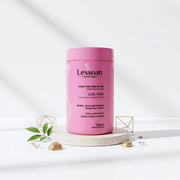 Lessoan Perfect Curl Mask with Honey and Hibiscus Tea – Hydrating and Curl Defining Hair Treatment for Curly and Wavy Hair, 1kg