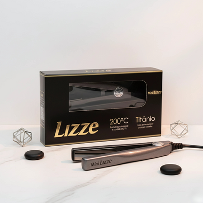Lizze Mini Hair Straightening Iron Compact, Travel-Friendly Styling Tool