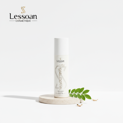 Lessoan Organic Protein Hair Treatment – Formaldehyde-Free Volume Reducer with Buriti, Argan and Flaxseed Oils, One-Step Vegan Hair Straightening System (500 ml)
