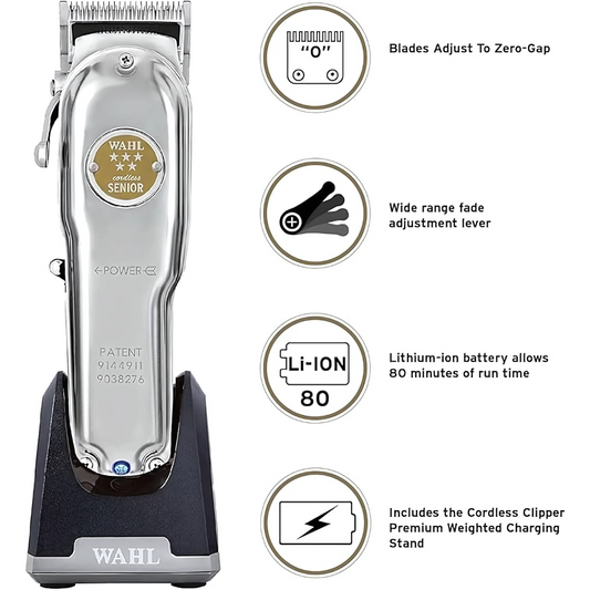 Wahl Senior Metal Edition Professional Cordless Hair Clipper