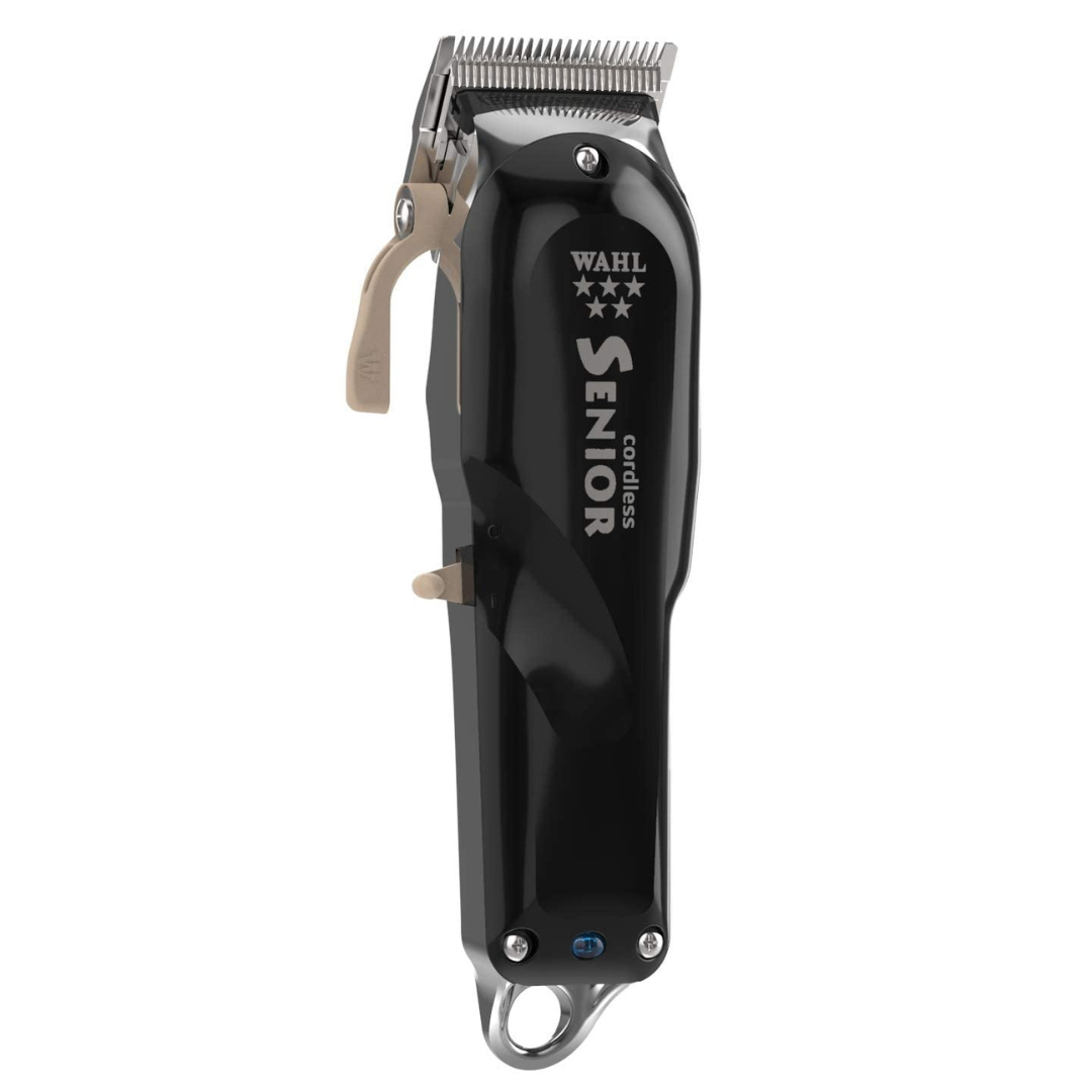 Wahl Senior Black – Professional Cordless Hair Clipper for Precision Fades and Superior Performance