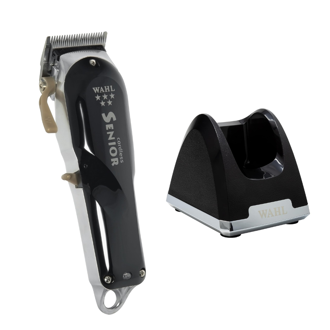 Wahl Senior Black – Professional Cordless Hair Clipper for Precision Fades and Superior Performance