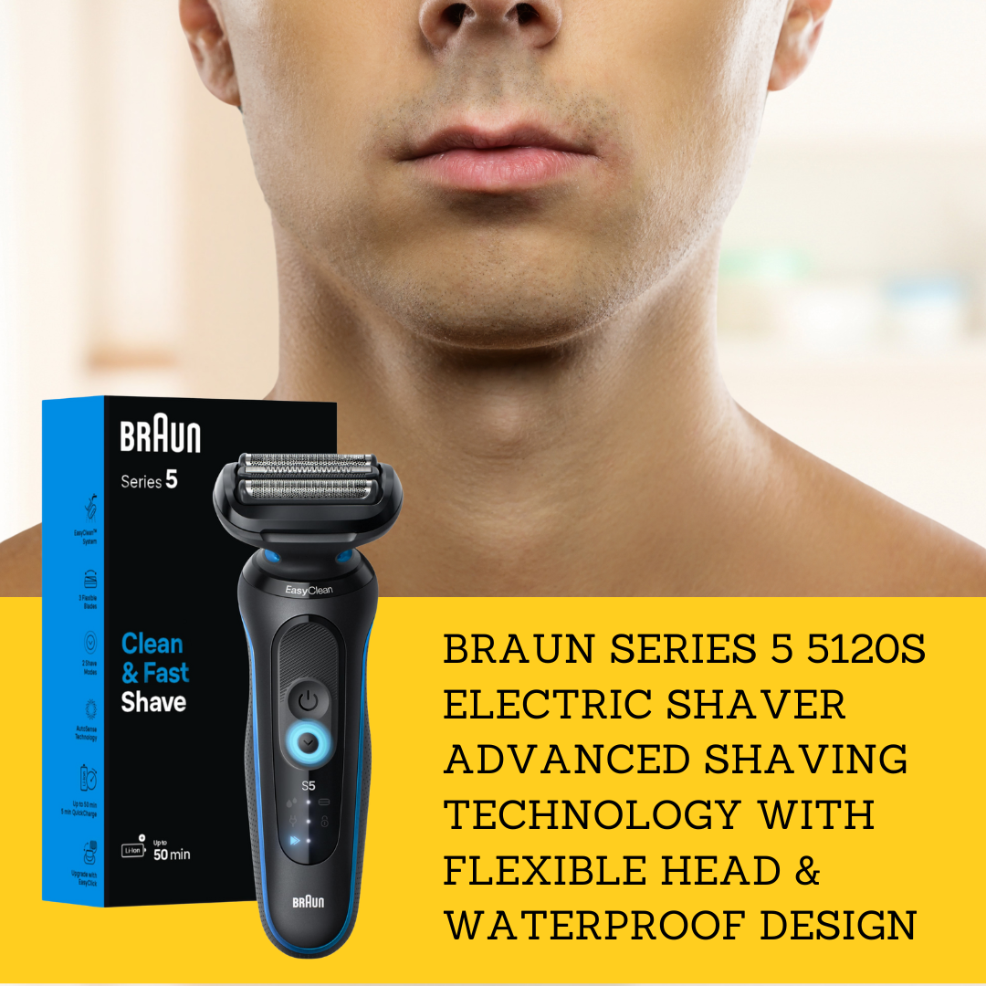 Braun Series 5 5120s Electric Shaver with 4-Way Flexible Head