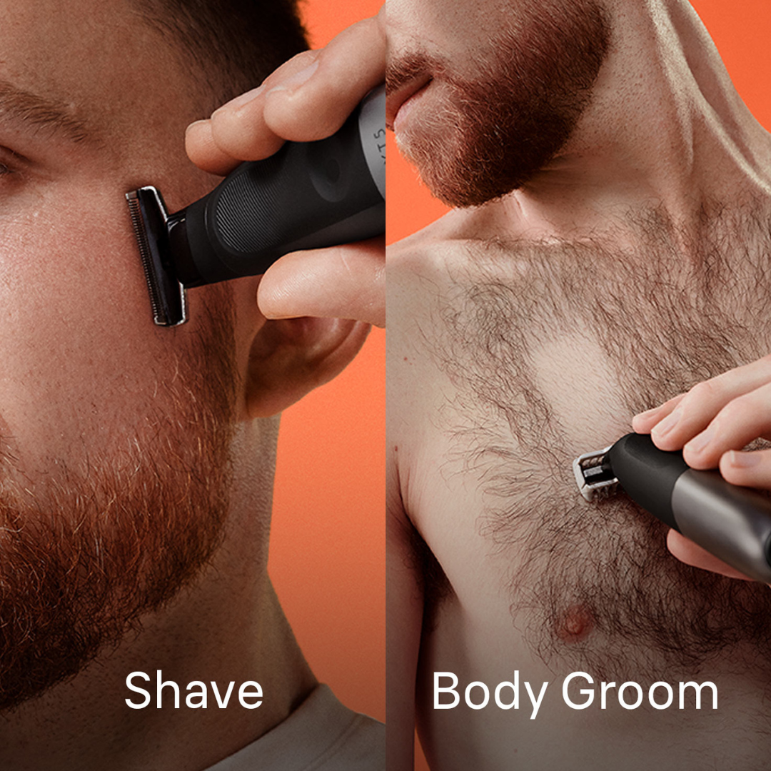 Braun XT 5200 5-in-1 trimmer with multiple grooming attachments