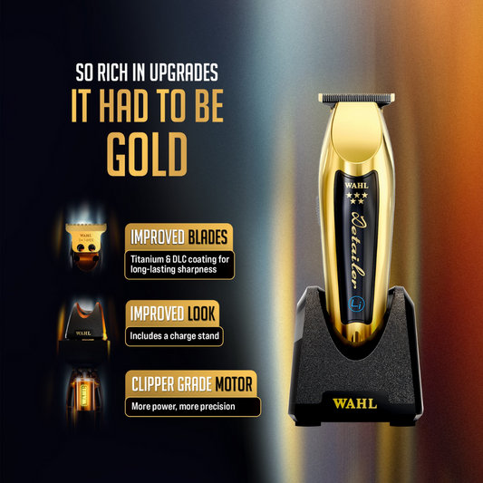 Wahl Detailer Gold Professional Cordless Trimmer for precise detailing