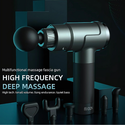 High-Powered Massage Gun with 210min Runtime for Sore Muscles and Deep Massage