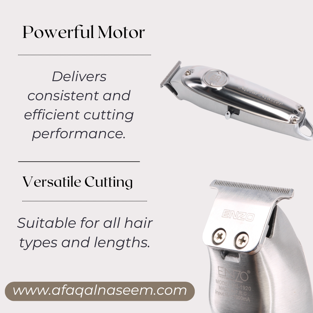 ENZO EN-1920 Barber Professional Hair Clippers Electric Cordless Hair Trimmer