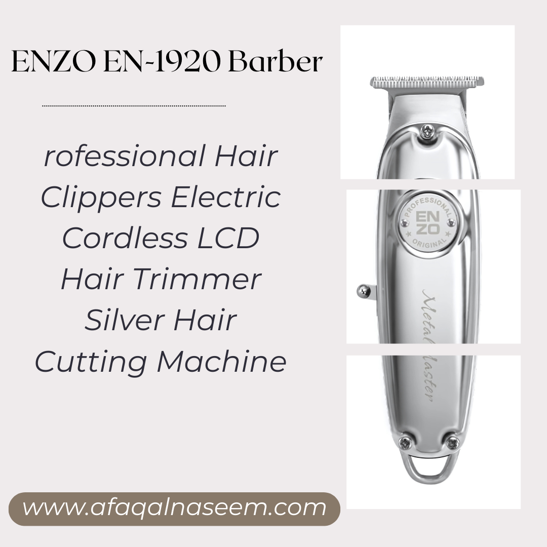 ENZO EN-1920 Barber Professional Hair Clippers Electric Cordless Hair Trimmer