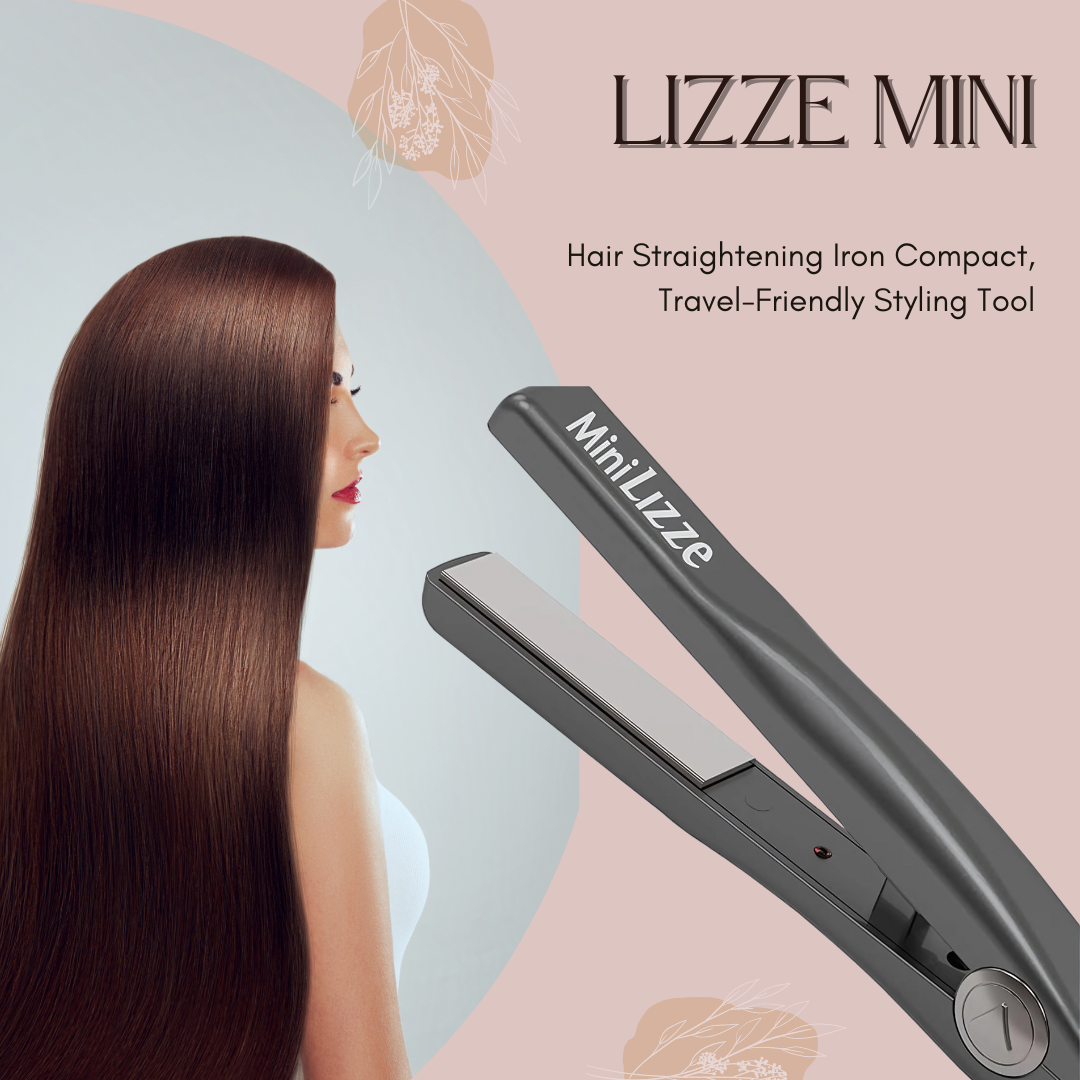 Lizze Mini Hair Straightening Iron – Compact and Travel-Friendly Styling Tool