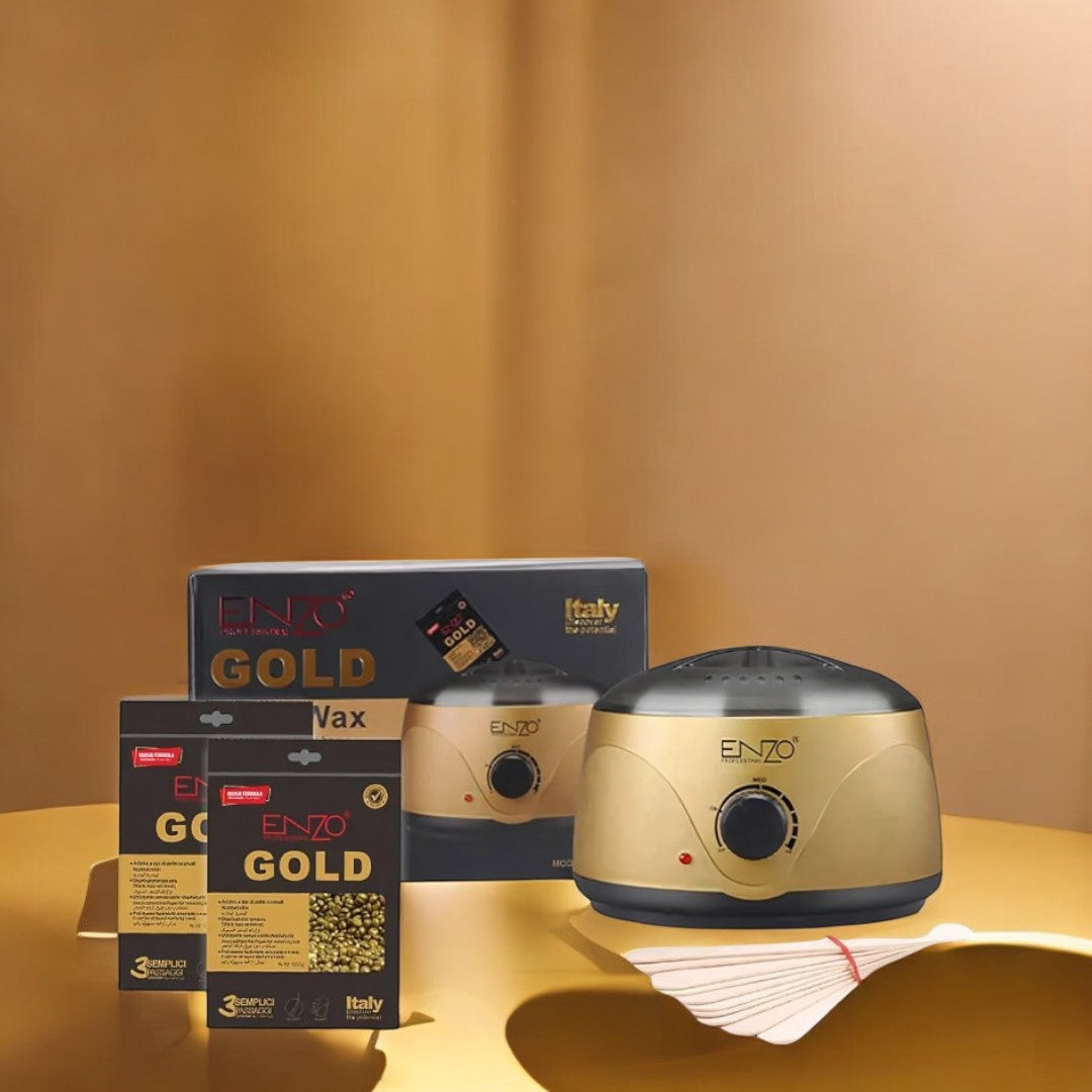 ENZO EN-1102G Professional Wax Heater Hair Removal Kit