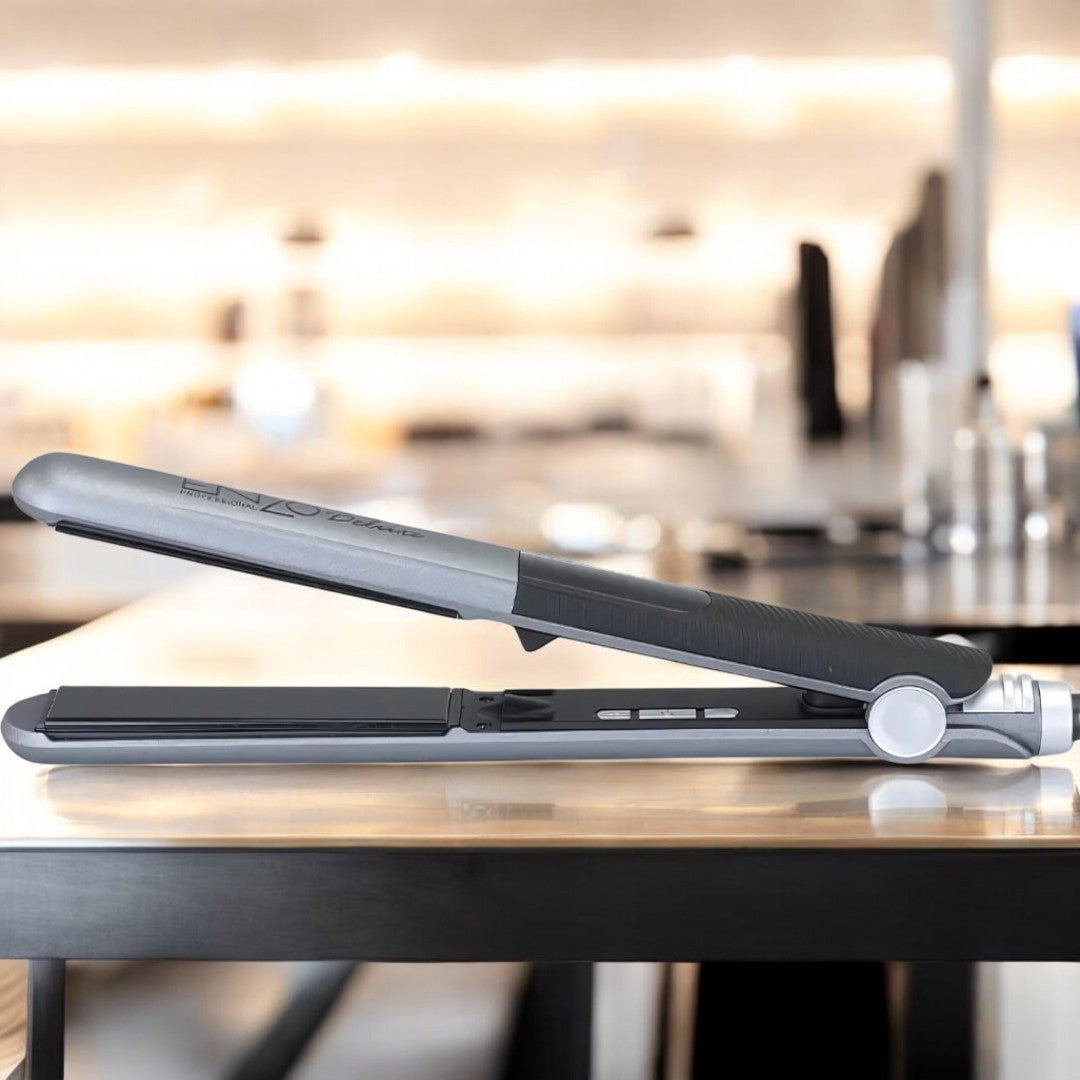 ENZO EN-1296B Professional Ionic Hair Straightener and Curler – Front view