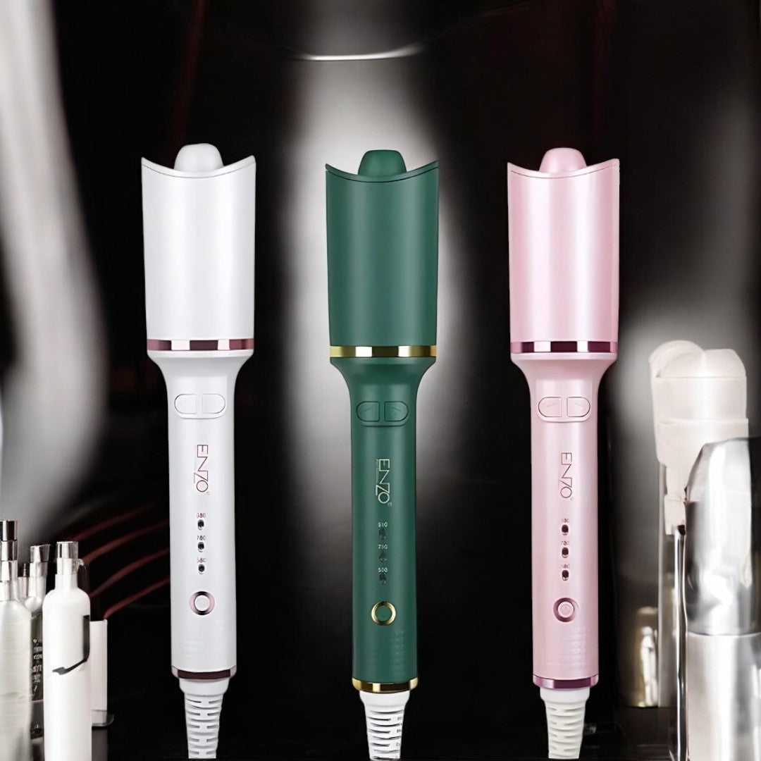 ENZO EN-1922A Automatic Rotating Hair Curler with Adjustable Temperature