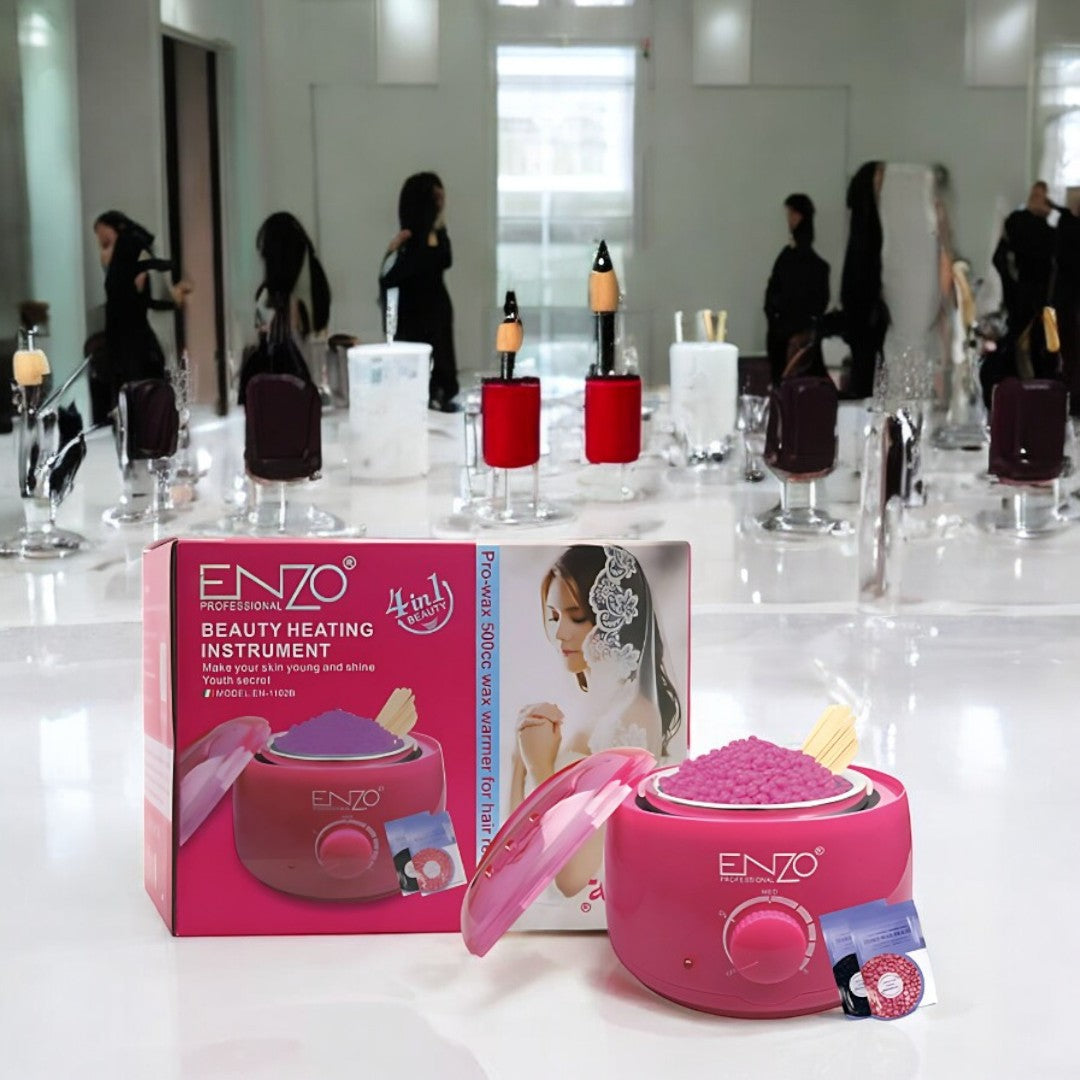 ENZO EN-1102B Professional Wax Heater with Wax Beans