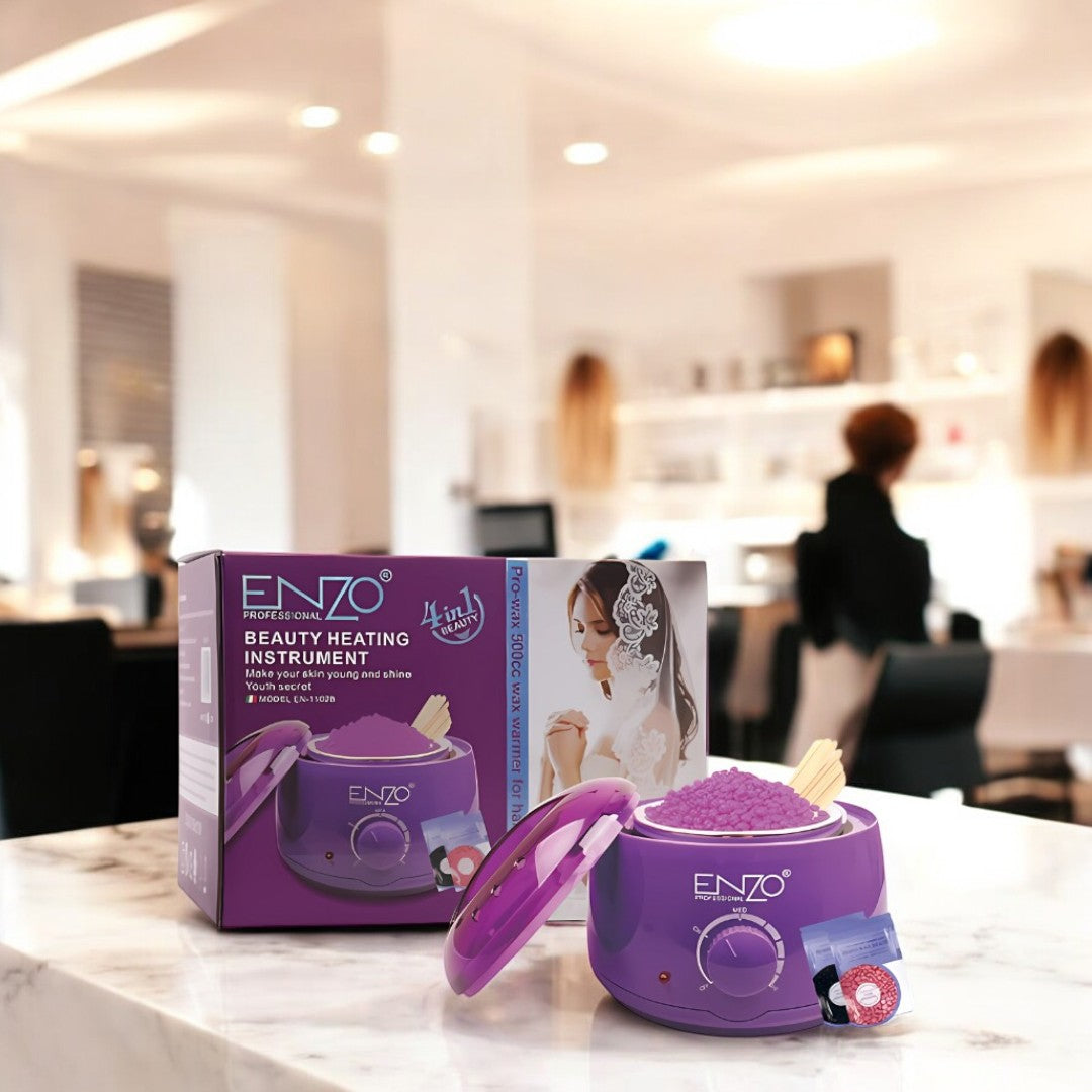 ENZO EN-1102B Professional Wax Heater with Wax Beans