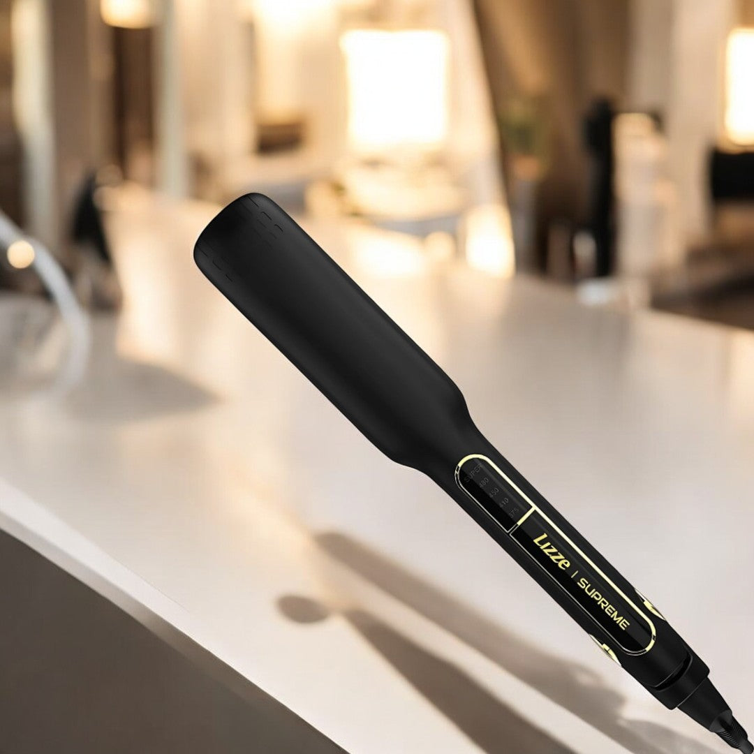 Lizze Hair Straightener with professional-grade plates for smooth styling.