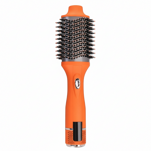 ENZO EN-6219 Temperature Digital Blower Brush – 1500W Hot Air Styler with Tourmaline Ionic Technology