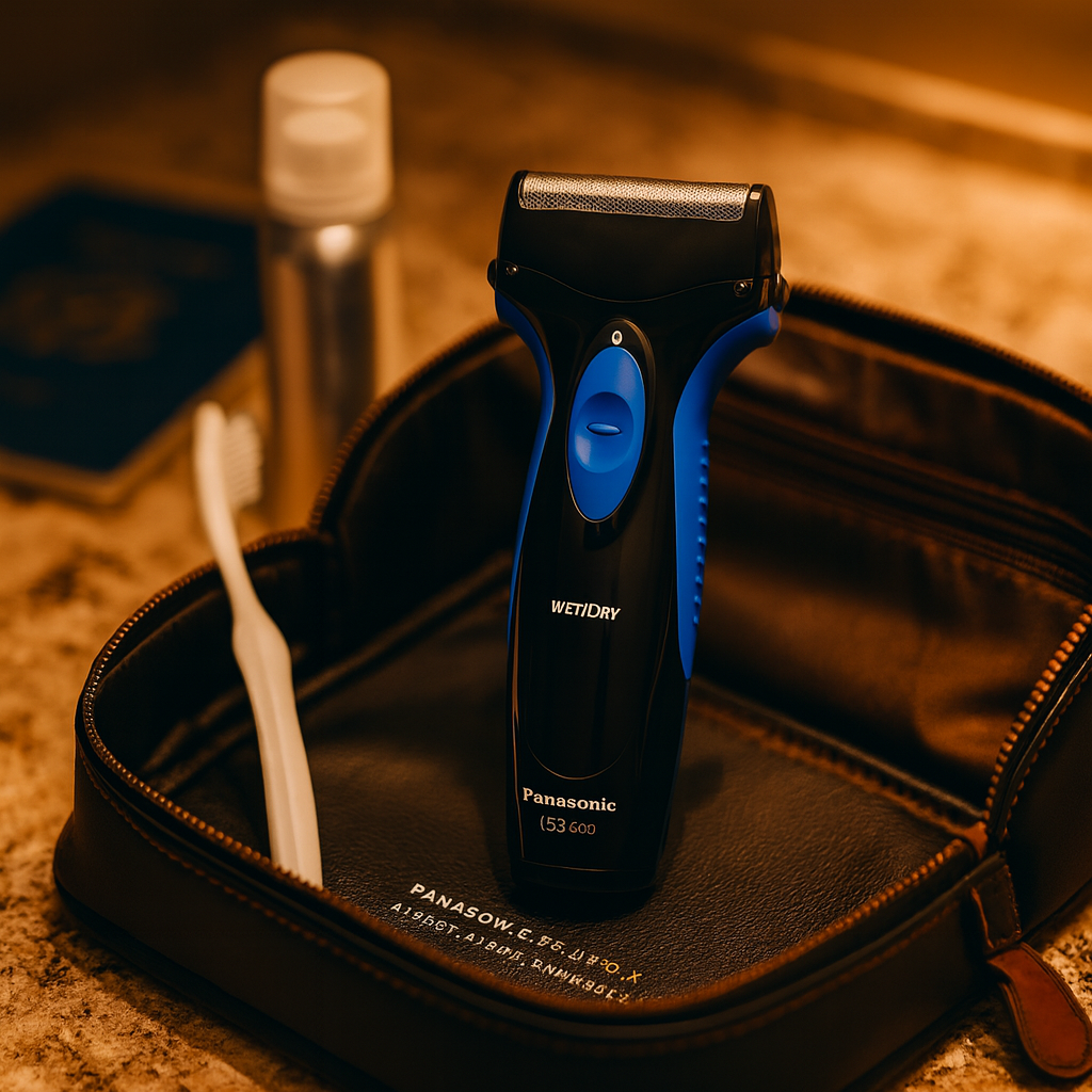 ES-SA40-K Pro Curve Wet & Dry Rechargeable Electric Shaver – Black & Blue