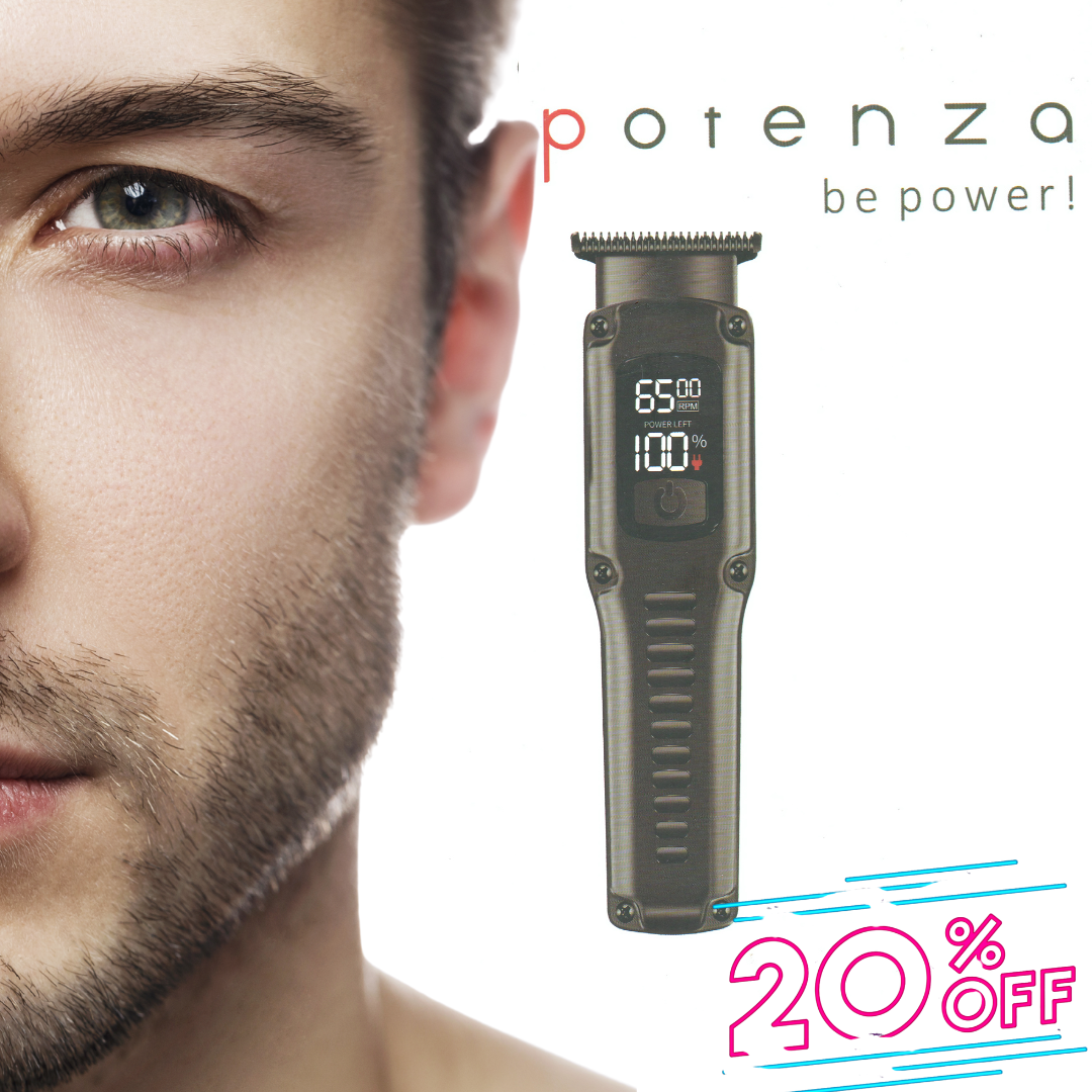 Potenza Rechargeable Hair Trimmer for Professional-Grade Grooming Potenza