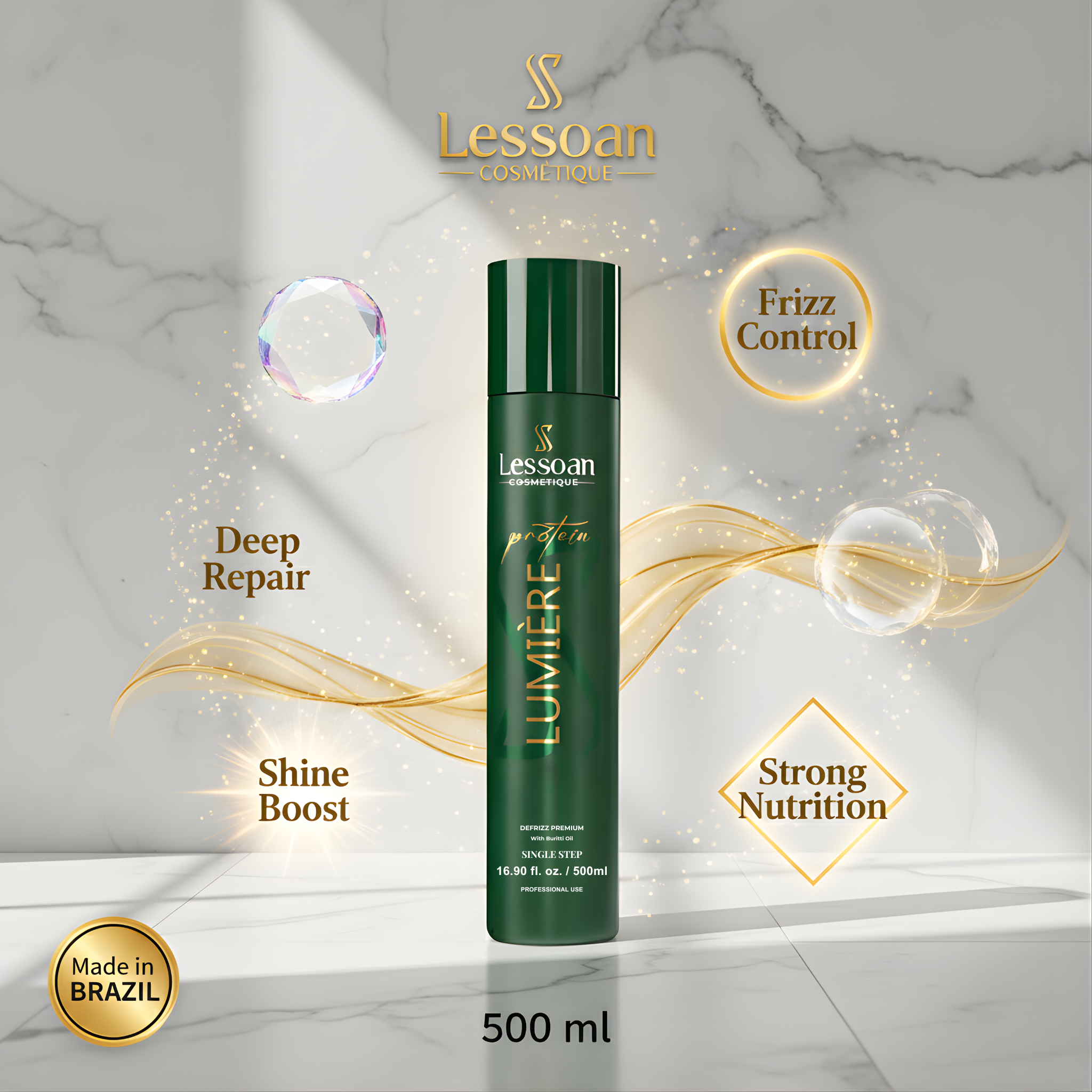 Lessoan Lumière Blonde Hair Treatment – Anti-Frizz & Tone Correction