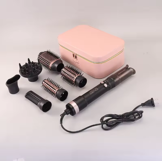 ENZO EN-760 7-in-1 Ionic Rotating Hot Air Styler – Volume, Waves & Curls