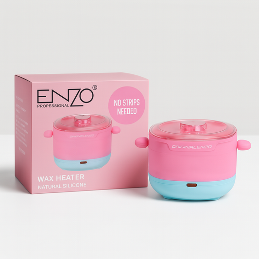 ENZO EN-1114 Silicone Folding Wax Warmer Machine 400ml Hair Removal Heater for Salon & Home