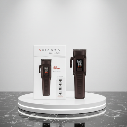 POTENZA CM 6650 Hair Clipper – Professional Cordless Hair Cutting Machine with Adjustable Blades