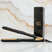 Deluxe JA-12 Gold Ceramic Hair Straightener – Professional Styling for Smooth & Shiny Hair