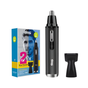 DSP 40007 Nose Trimmer 2-in-1 – Rechargeable USB Groomer with Washable Stainless-Steel Head & Powerful Motor
