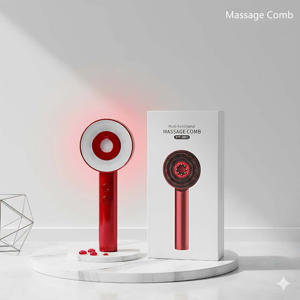 Multifunctional Hair Scalp Massager with Liquid Nutrition Delivery