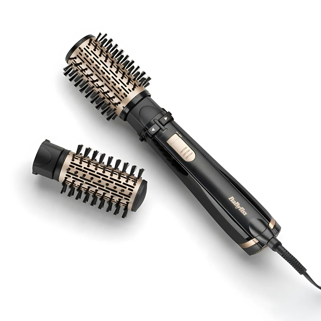 BaByliss AS962E Air Styler with rotating ceramic brush for smooth styling