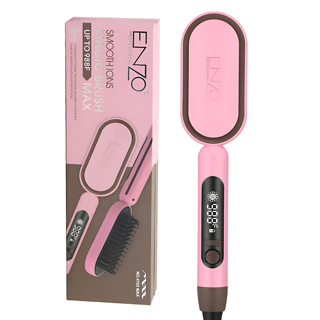 ENZO EN-4102 Professional Straight Hair Comb – Ceramic plates for sleek, frizz-free styling
