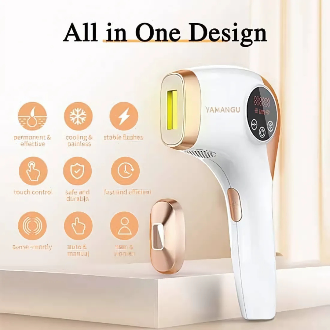 BoSidin D-1153 Permanent Hair Removal Device displaying its sleek design and ergonomic handle.