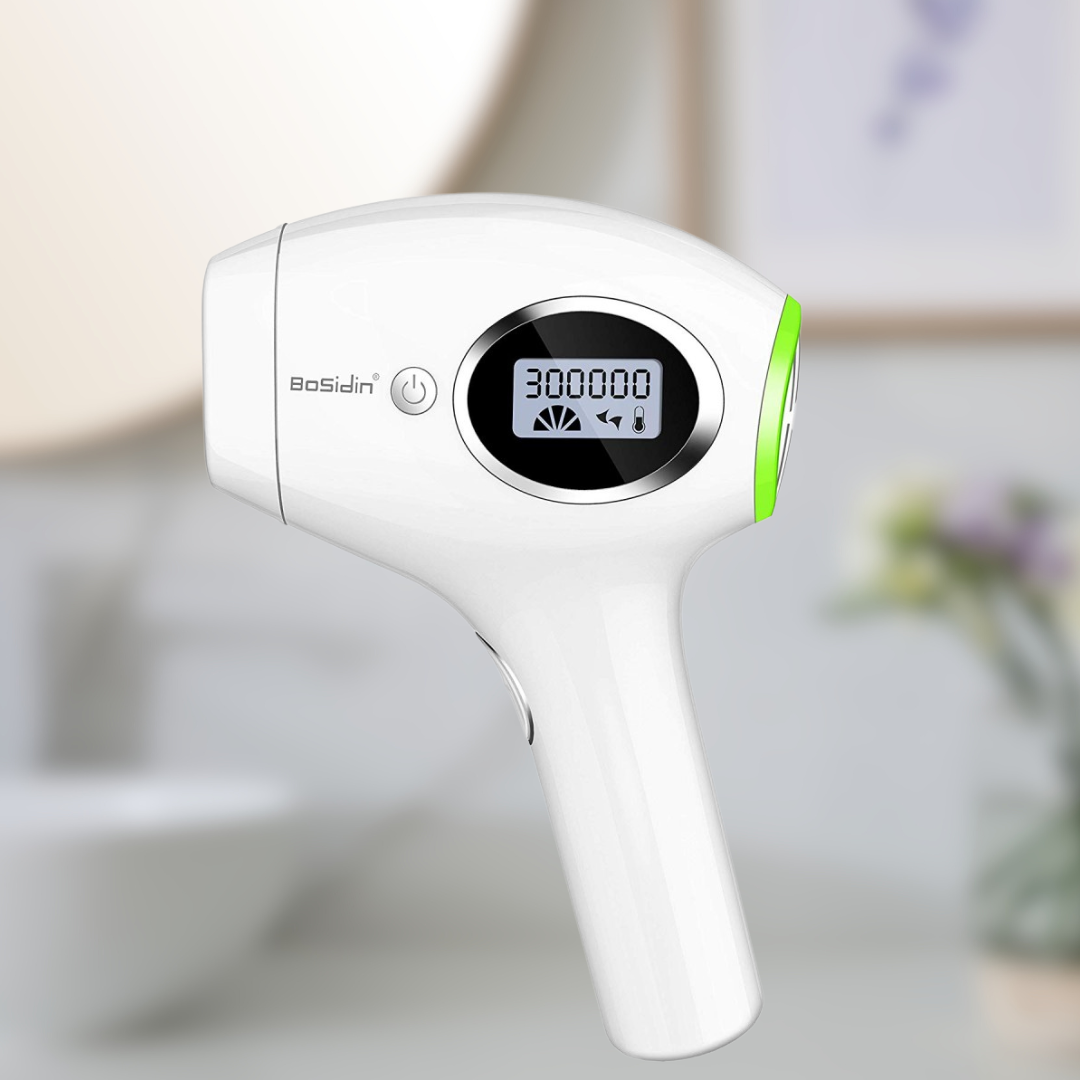BoSidin D-1128 Permanent Hair Removal Device showcasing its sleek design and ergonomic handle.