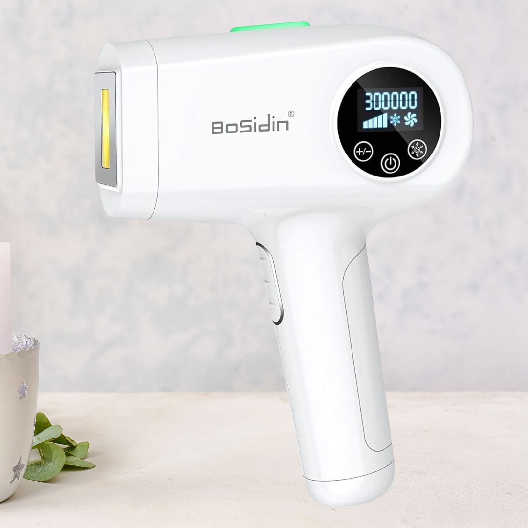 BoSidin D-1172 Permanent Hair Removal Device showcasing its sleek design and ergonomic handle.