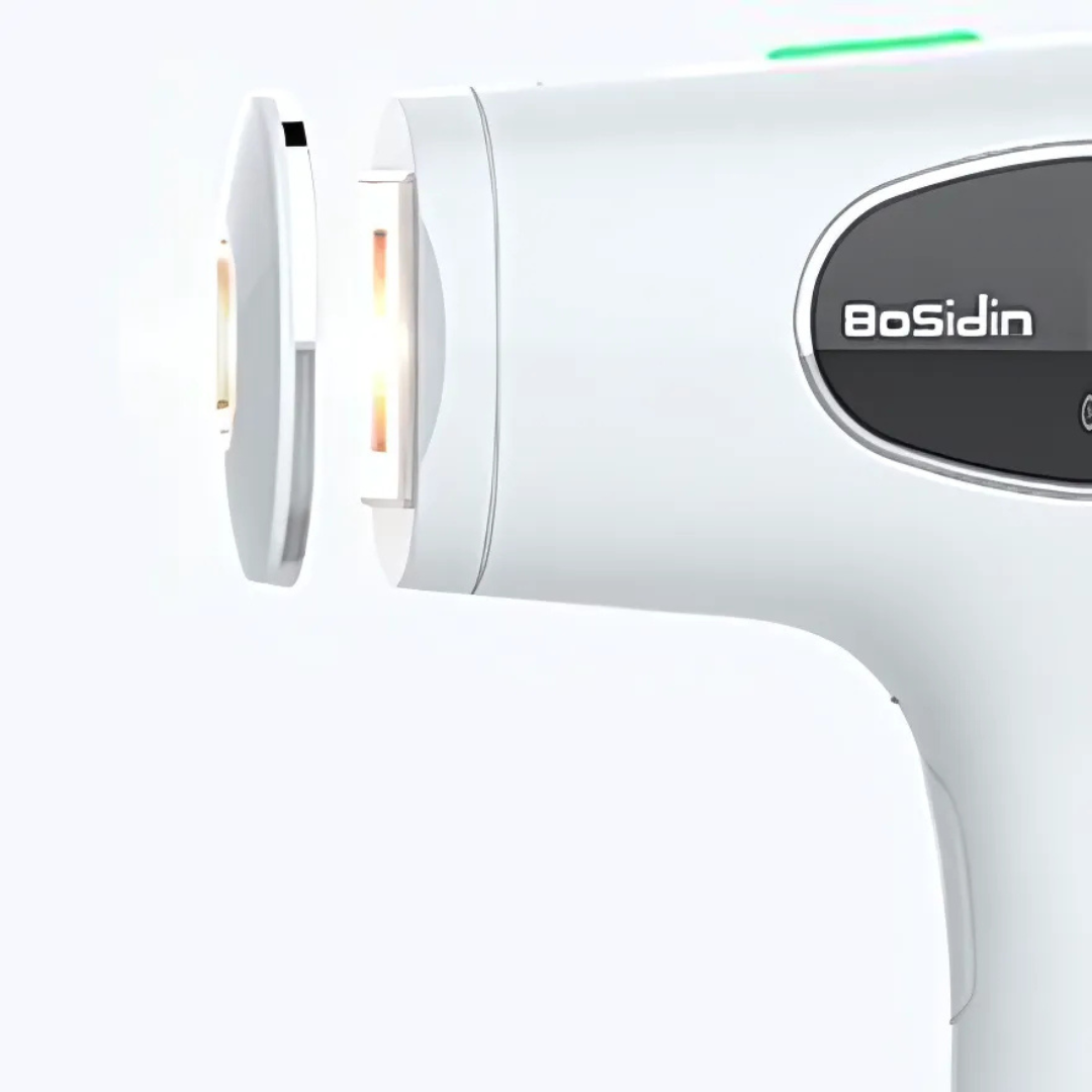 BoSidin D-1171 Permanent IPL Hair Removal Device showcasing its sleek design and ergonomic handle.