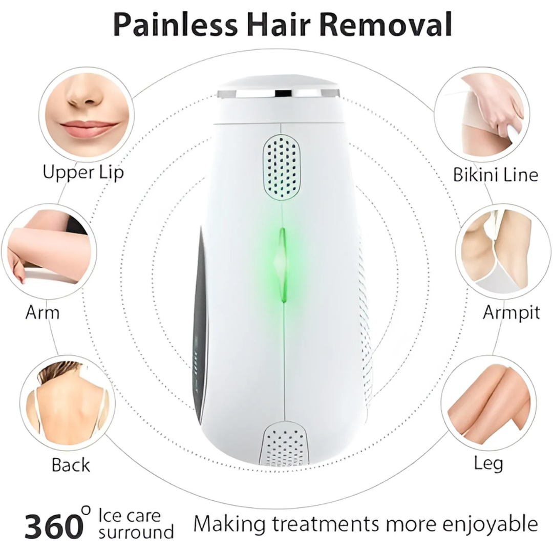 BoSidin D-1171 Permanent IPL Hair Removal Device showcasing its sleek design and ergonomic handle.
