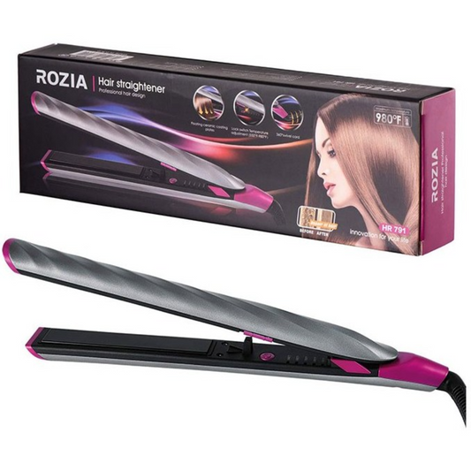 Rozia HR791 Hair Straightener – Ceramic Flat Iron for Smooth & Silky Hair