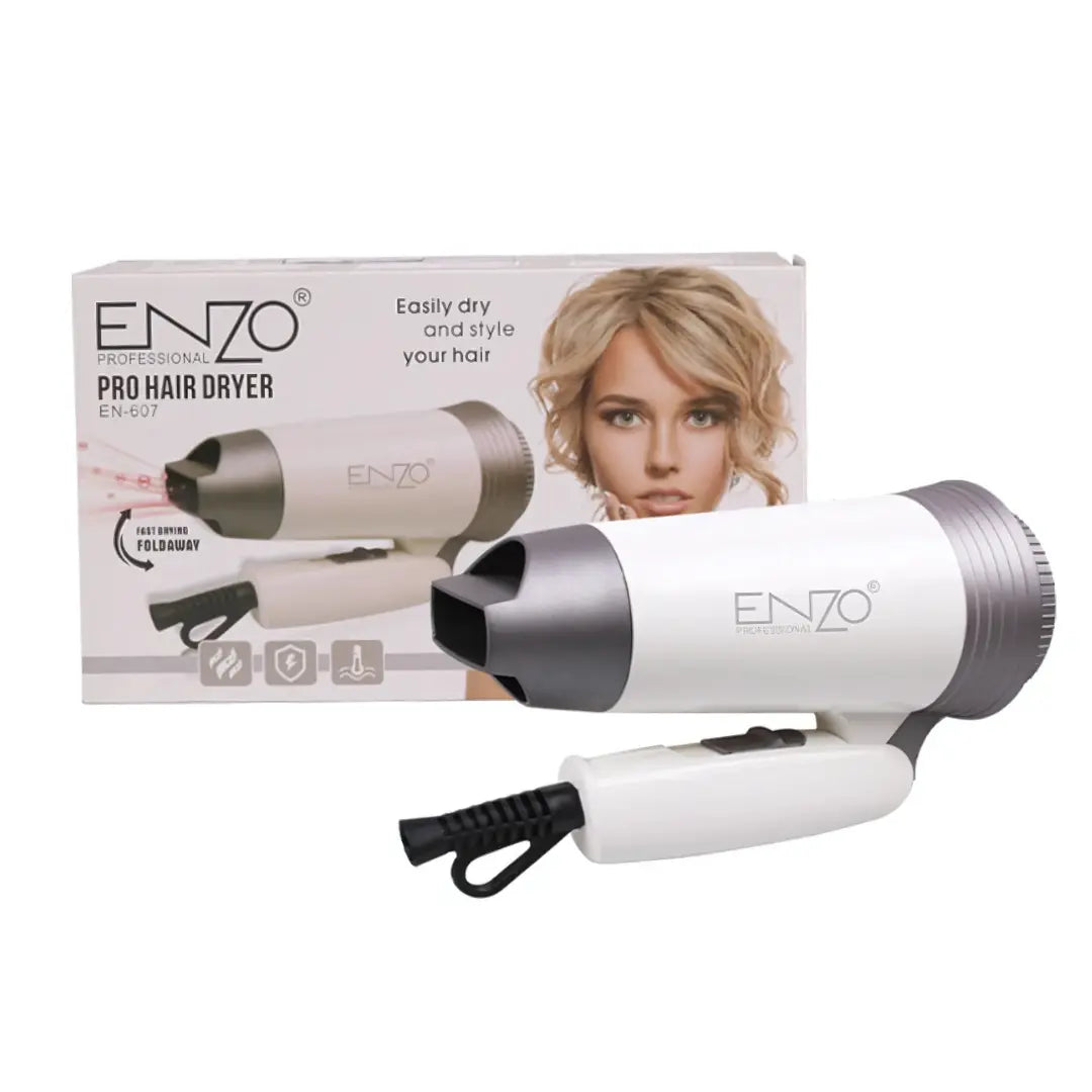 ENZO EN-607 Foldable Hair Dryer – Compact and portable design