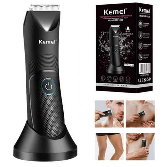 Kemei KM-1838 Rechargeable Beard & Hair Trimmer – Precision Grooming Tool for Men
