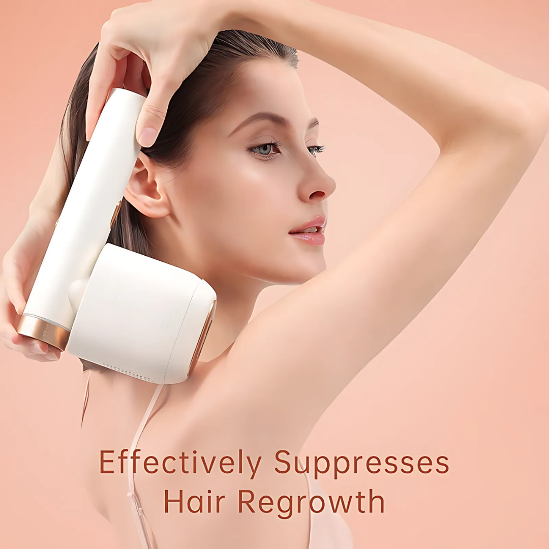 BoSidin D-1178 White IPL Hair Removal Device for Painless Hair Reduction