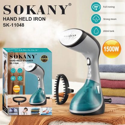 Sokany SK-11048 Handheld Steam Iron with Fast Heating and Portable Design