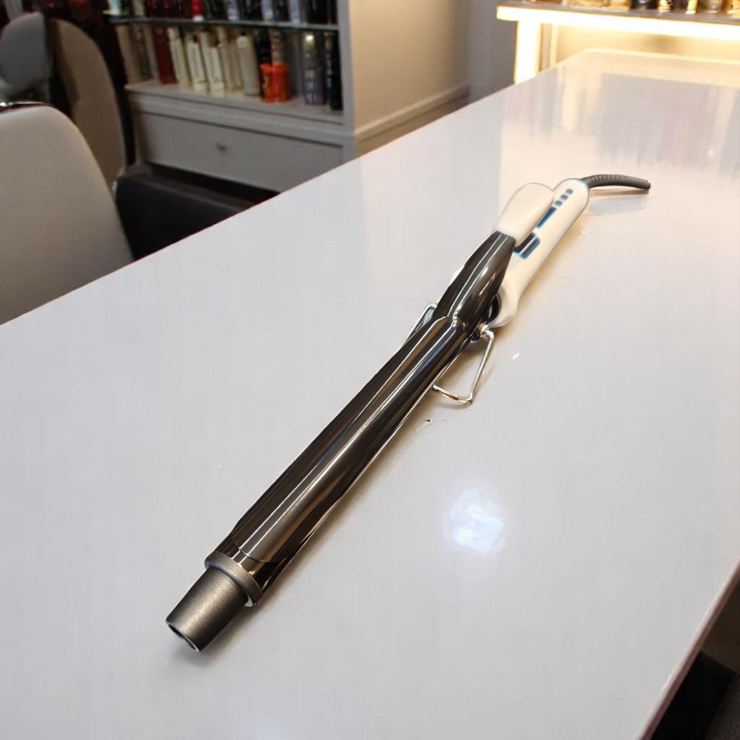 ENZO ProLuxe EN-3958W Hair Styling Set including straightener, curling iron, and brush with Vitamin C oil