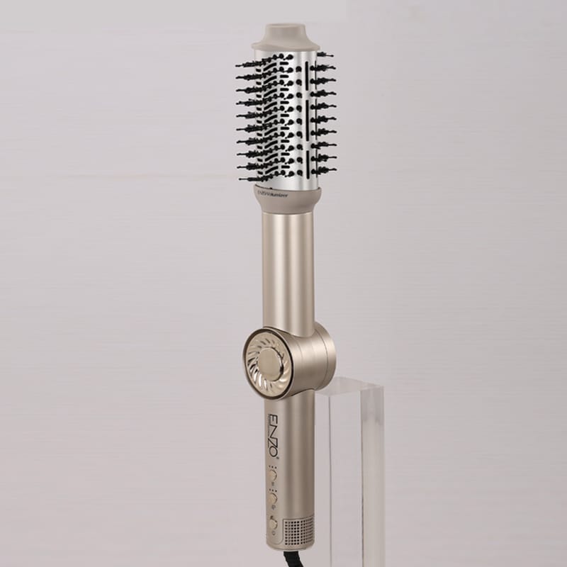 ENZO EN 6208 Foldable Hair Dryer Brush Set – 8 Accessories Styling Kit
